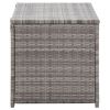 Patio Storage Box Poly Rattan 39.4"x19.7"x19.7" Gray