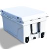 White outdoor Camping Picnic Fishing portable cooler 65QT Portable Insulated Cooler Box