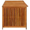 Patio Storage Box 68.9"x31.5"x29.5" Solid Acacia Wood