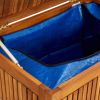 Patio Storage Box 78.7"x19.7"x22.8" Solid Acacia Wood