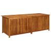 Patio Storage Box 78.7"x31.5"x29.5" Solid Acacia Wood