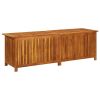 Patio Storage Box 68.9"x19.7"x22.8" Solid Acacia Wood