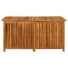 Patio Storage Box 59.1"x31.5"x29.5" Solid Acacia Wood