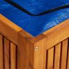 Patio Storage Box 78.7"x19.7"x22.8" Solid Acacia Wood