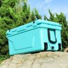 Hot Selling Blue color 65QT Outdoor cooler fish ice chest Box 2022 Popular Camping Cooler Box