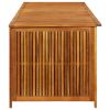 Patio Storage Box 78.7"x31.5"x29.5" Solid Acacia Wood