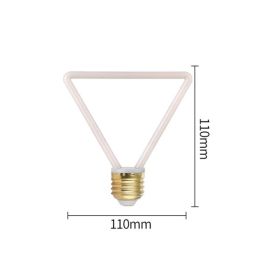 Led Bulb E27 Screw Port Retro Soft Filament Bulb Idea (Option: I-Milky Cover)