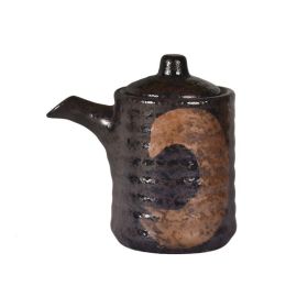 Seasoning Soy Sauce Ancient Simple Japanese Ceramic Oil Pot (Option: 5 Style)