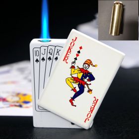 Poker Gas Lighters Poker Lighter Creative Gift Lighter Poker Lighter (Option: Poker Joker Set)