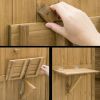 Outdoor Wooden Storage Sheds Fir Wood Lockers with Workstation