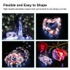 100 LEDs Solar String Lights Outdoor IP65 Waterproof Copper Wire String Lights Solar LED Fairy Lamps Wedding Party Festival