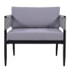 [Not allowed to sell to Wayfair]Light luxury style outdoor suit combination With 1 Love Sofa; 2 Single Sofa; 1 Coffee Table