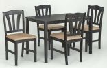 Metropolitan 5-Piece Dining Set, Multiple Colors