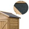 Outdoor Wooden Storage Sheds Fir Wood Lockers with Workstation